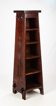 Roycroft Magazine Pedestal, Model 080